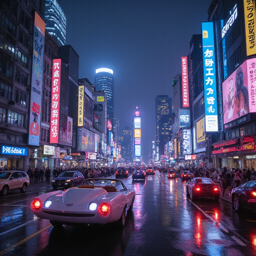 AI Generated Neon City